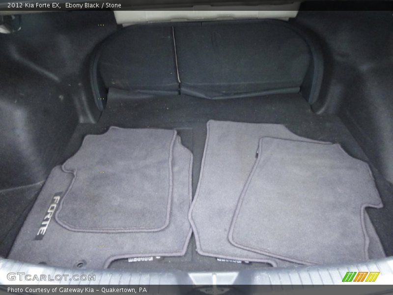 Ebony Black / Stone 2012 Kia Forte EX