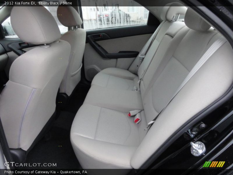 Ebony Black / Stone 2012 Kia Forte EX