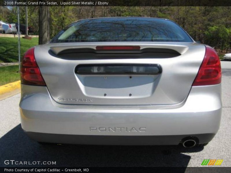 Liquid Silver Metallic / Ebony 2008 Pontiac Grand Prix Sedan