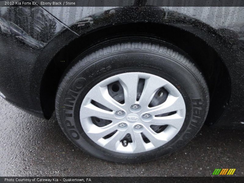 Ebony Black / Stone 2012 Kia Forte EX