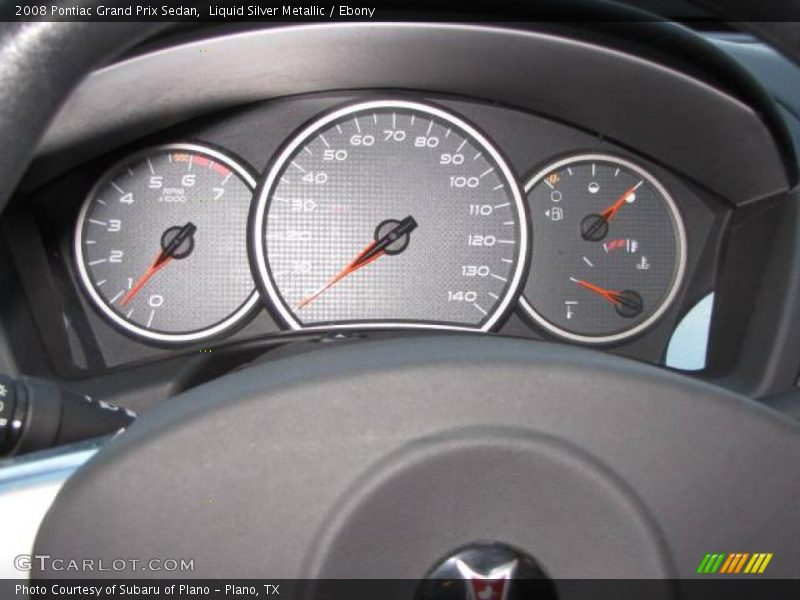 Liquid Silver Metallic / Ebony 2008 Pontiac Grand Prix Sedan