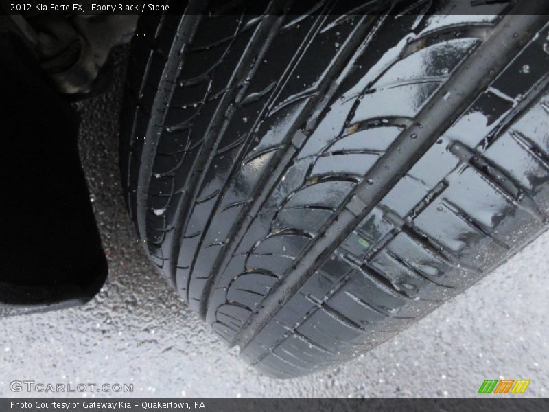 Ebony Black / Stone 2012 Kia Forte EX