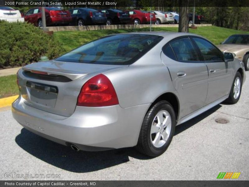 Liquid Silver Metallic / Ebony 2008 Pontiac Grand Prix Sedan