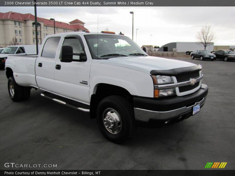 Summit White / Medium Gray 2006 Chevrolet Silverado 3500 LT Crew Cab 4x4 Dually