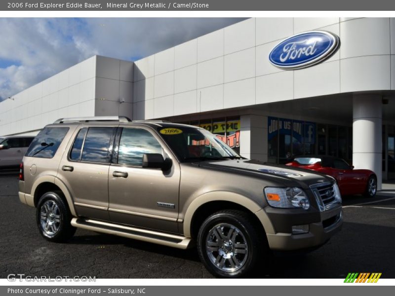 Mineral Grey Metallic / Camel/Stone 2006 Ford Explorer Eddie Bauer