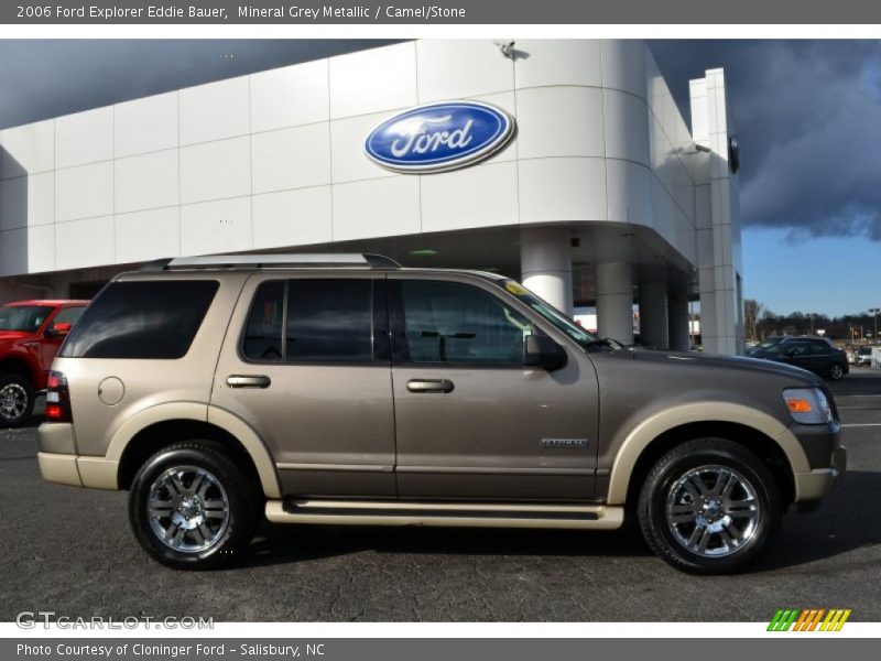 Mineral Grey Metallic / Camel/Stone 2006 Ford Explorer Eddie Bauer
