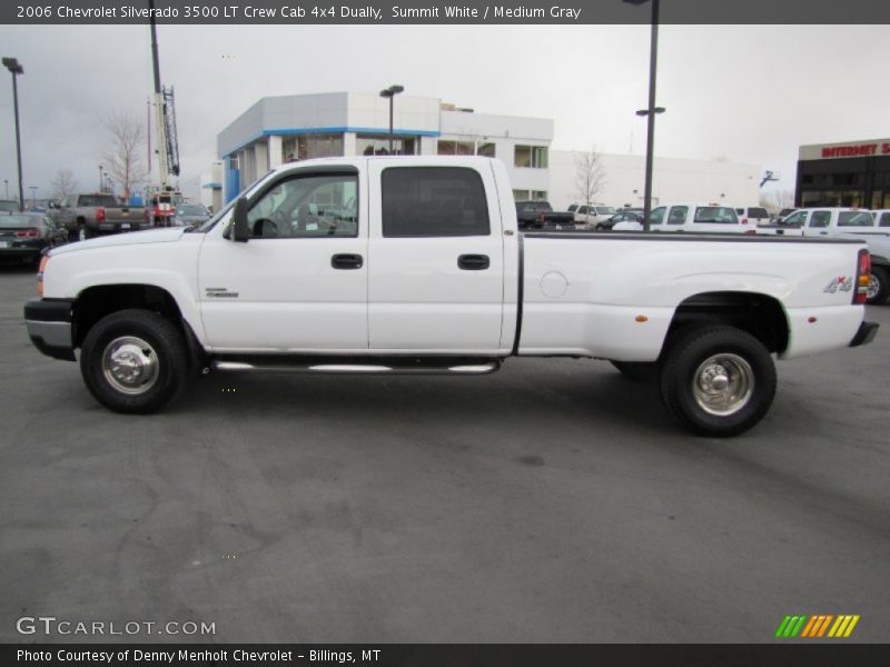 Summit White / Medium Gray 2006 Chevrolet Silverado 3500 LT Crew Cab 4x4 Dually