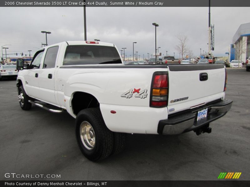 Summit White / Medium Gray 2006 Chevrolet Silverado 3500 LT Crew Cab 4x4 Dually