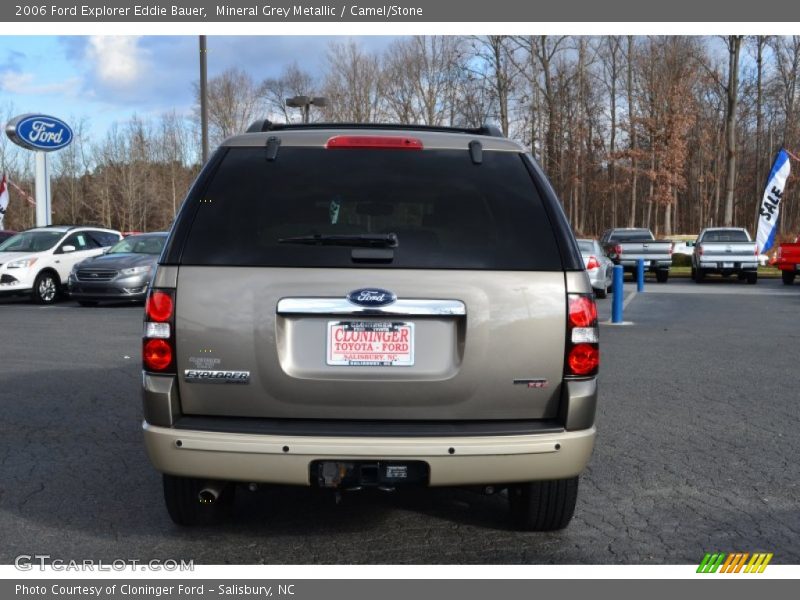 Mineral Grey Metallic / Camel/Stone 2006 Ford Explorer Eddie Bauer