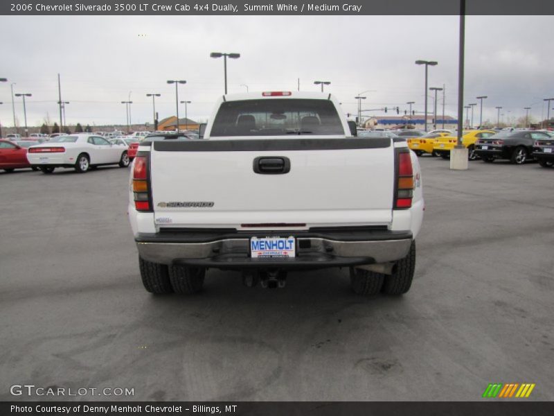 Summit White / Medium Gray 2006 Chevrolet Silverado 3500 LT Crew Cab 4x4 Dually
