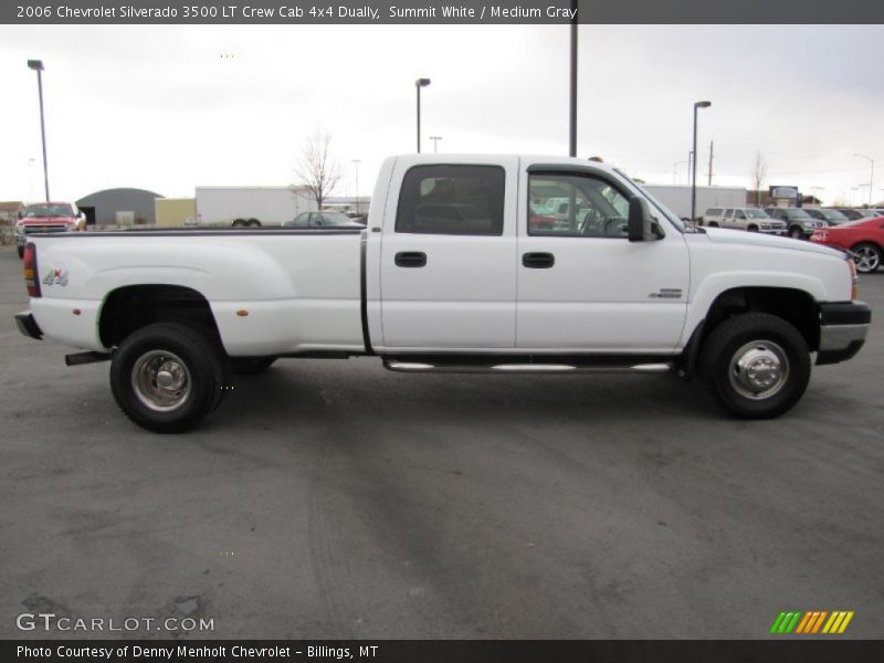 Summit White / Medium Gray 2006 Chevrolet Silverado 3500 LT Crew Cab 4x4 Dually