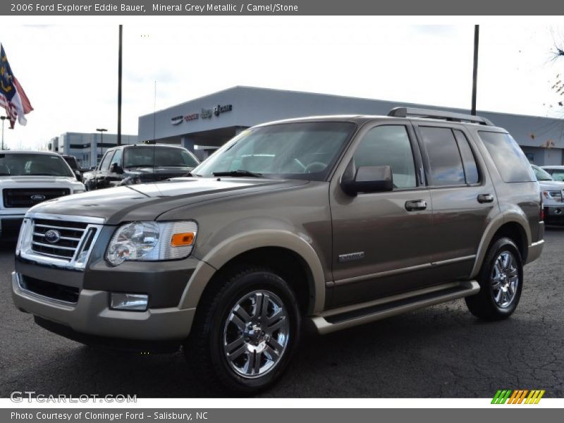 Mineral Grey Metallic / Camel/Stone 2006 Ford Explorer Eddie Bauer