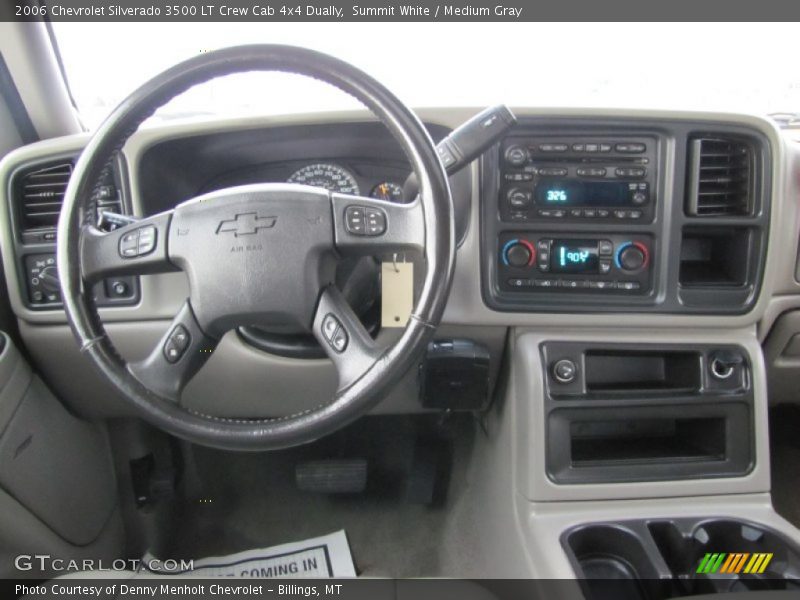 Summit White / Medium Gray 2006 Chevrolet Silverado 3500 LT Crew Cab 4x4 Dually