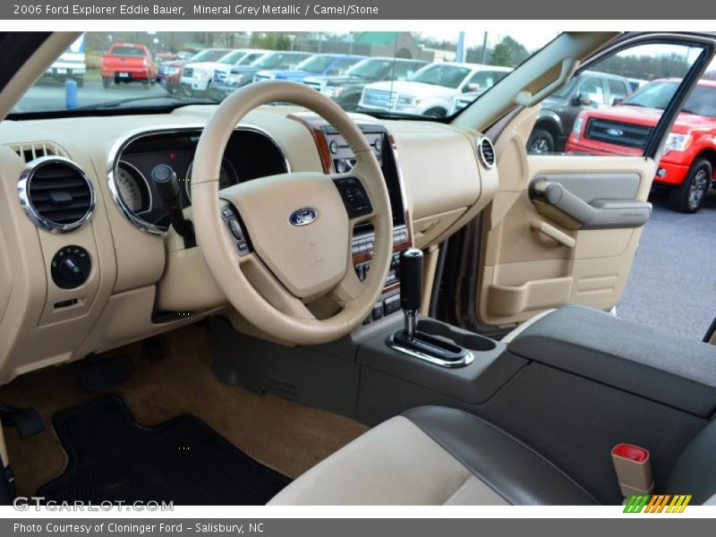 Mineral Grey Metallic / Camel/Stone 2006 Ford Explorer Eddie Bauer