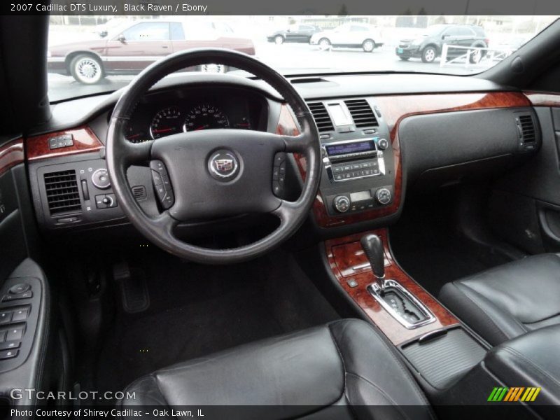 Ebony Interior - 2007 DTS Luxury 