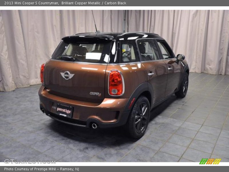 Brilliant Copper Metallic / Carbon Black 2013 Mini Cooper S Countryman