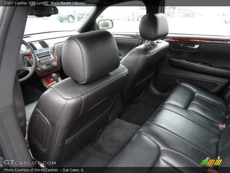 Rear Seat of 2007 DTS Luxury