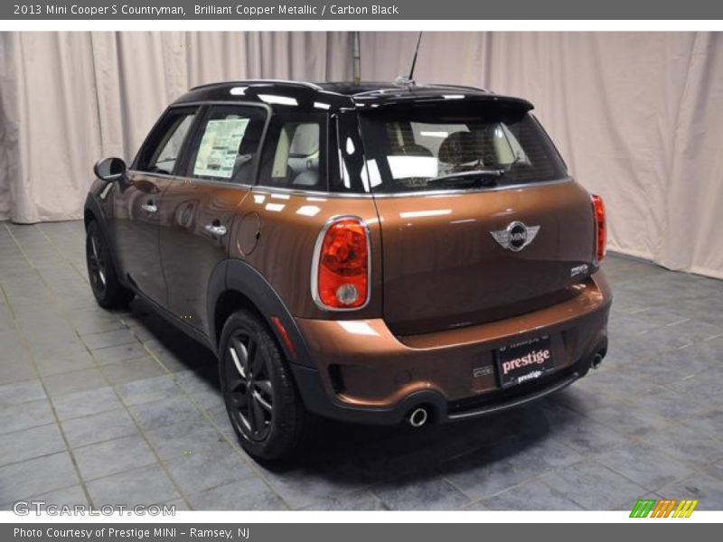 Brilliant Copper Metallic / Carbon Black 2013 Mini Cooper S Countryman