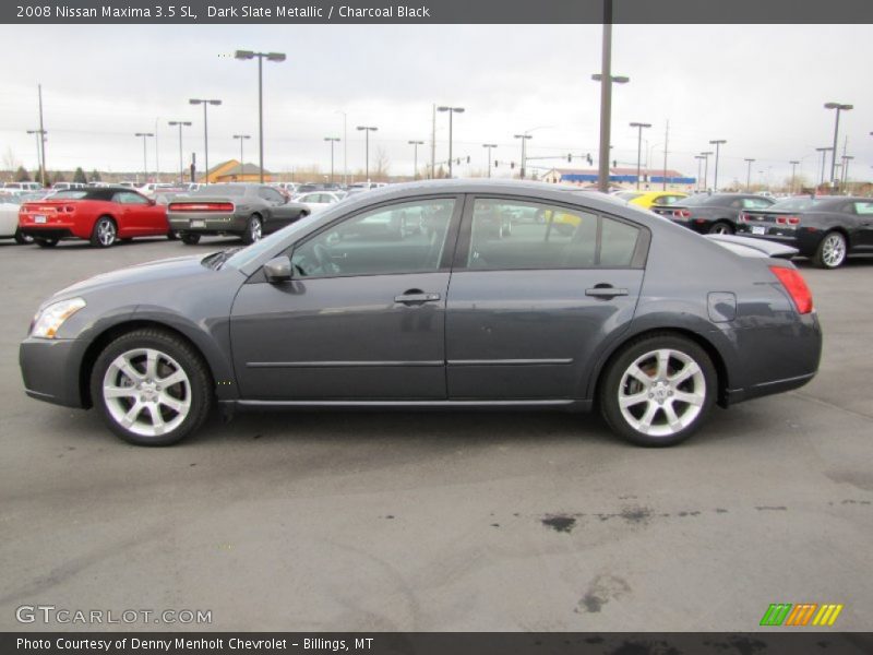 Dark Slate Metallic / Charcoal Black 2008 Nissan Maxima 3.5 SL