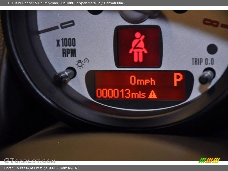 Brilliant Copper Metallic / Carbon Black 2013 Mini Cooper S Countryman