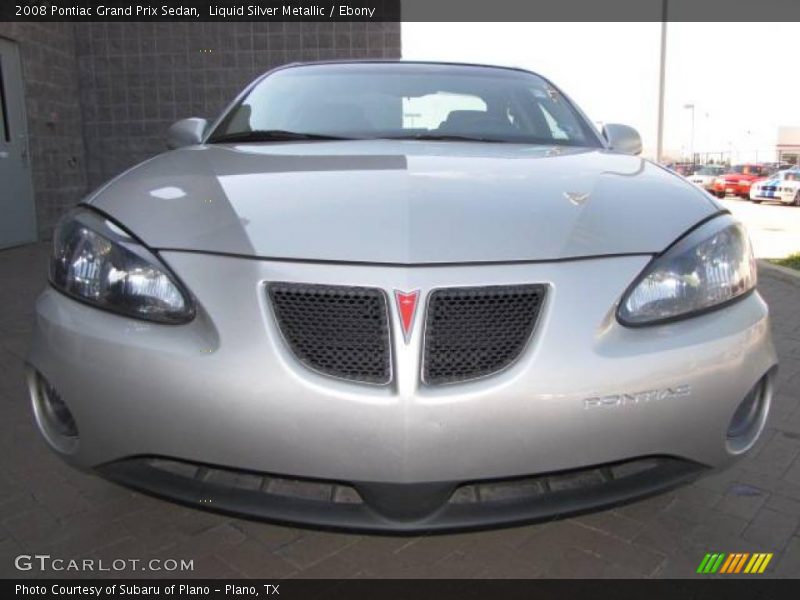 Liquid Silver Metallic / Ebony 2008 Pontiac Grand Prix Sedan