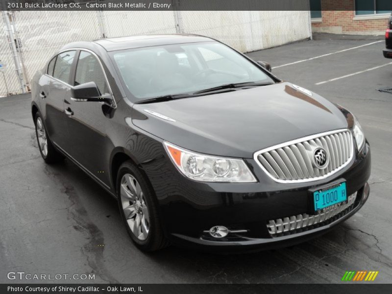 Carbon Black Metallic / Ebony 2011 Buick LaCrosse CXS