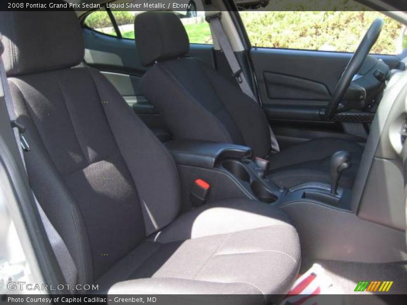 Liquid Silver Metallic / Ebony 2008 Pontiac Grand Prix Sedan