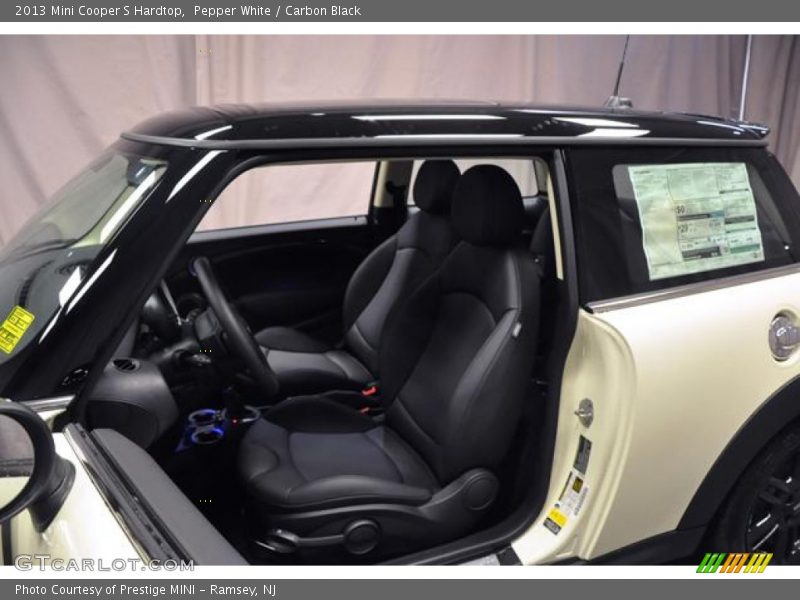 Pepper White / Carbon Black 2013 Mini Cooper S Hardtop