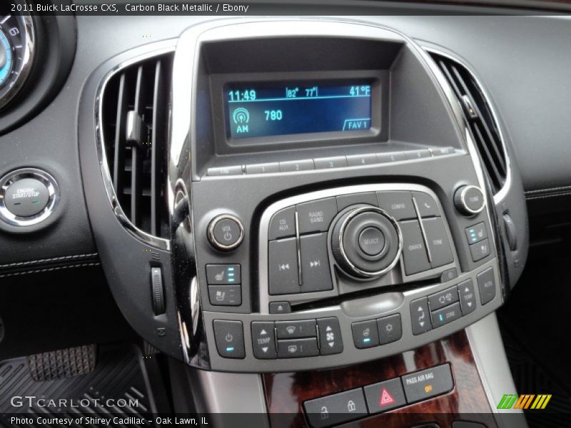 Controls of 2011 LaCrosse CXS