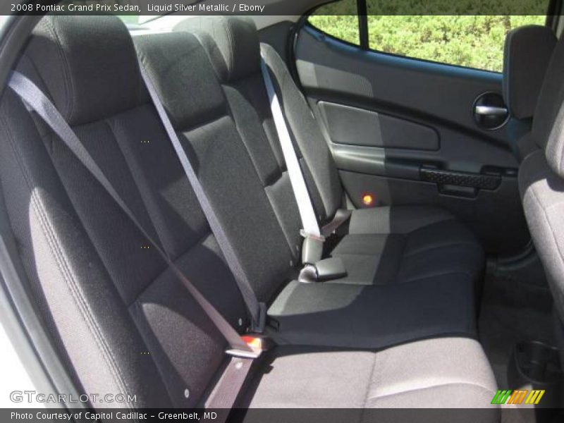 Liquid Silver Metallic / Ebony 2008 Pontiac Grand Prix Sedan