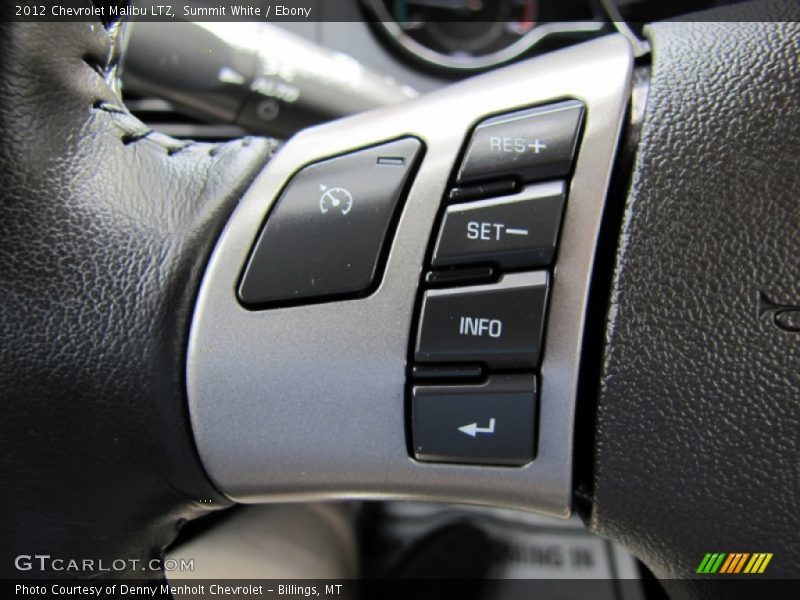 Summit White / Ebony 2012 Chevrolet Malibu LTZ