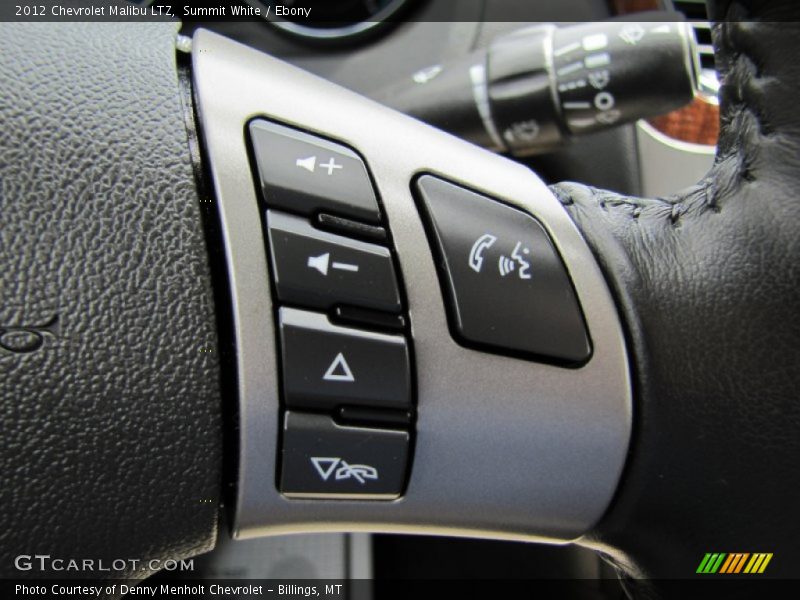 Summit White / Ebony 2012 Chevrolet Malibu LTZ