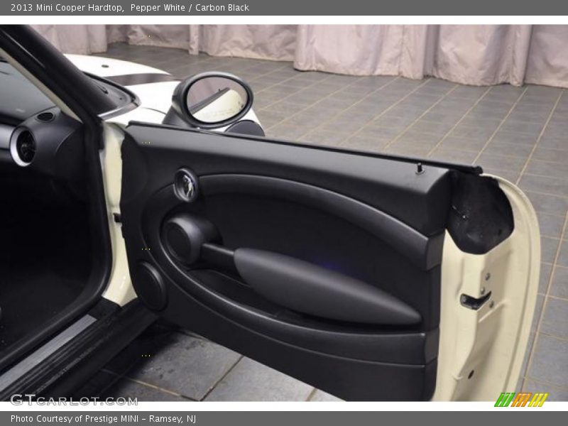Pepper White / Carbon Black 2013 Mini Cooper Hardtop