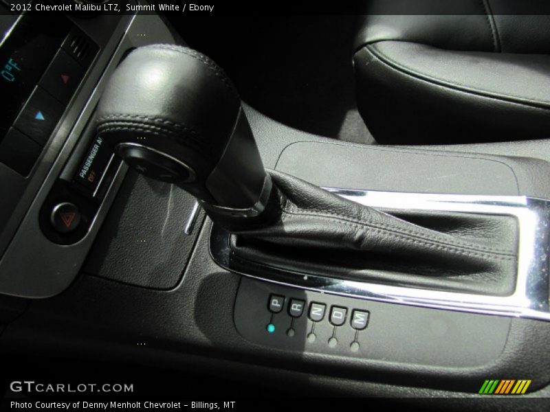 Summit White / Ebony 2012 Chevrolet Malibu LTZ