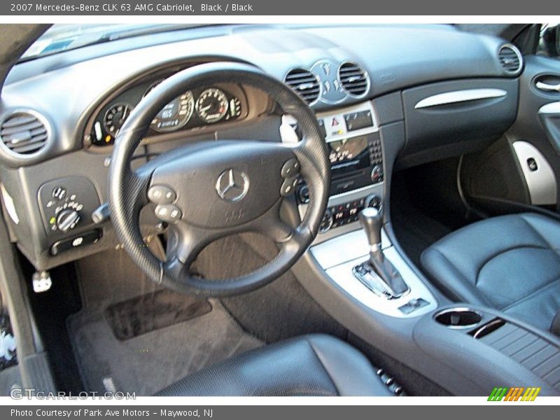 Black / Black 2007 Mercedes-Benz CLK 63 AMG Cabriolet