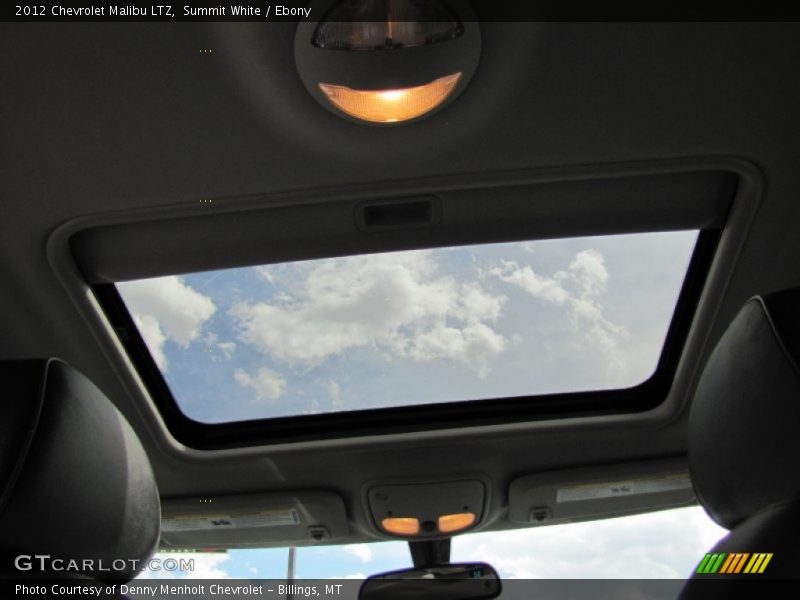 Summit White / Ebony 2012 Chevrolet Malibu LTZ
