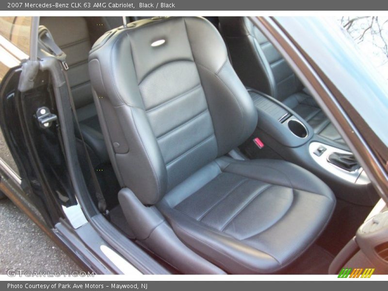 Front Seat of 2007 CLK 63 AMG Cabriolet