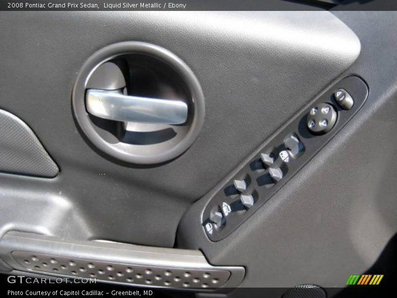 Liquid Silver Metallic / Ebony 2008 Pontiac Grand Prix Sedan