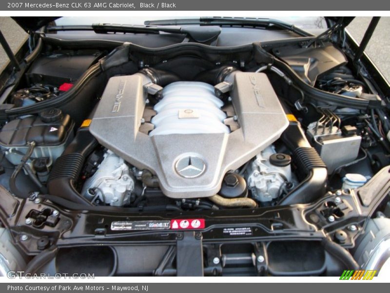  2007 CLK 63 AMG Cabriolet Engine - 6.2 Liter AMG DOHC 32-Valve VVT V8
