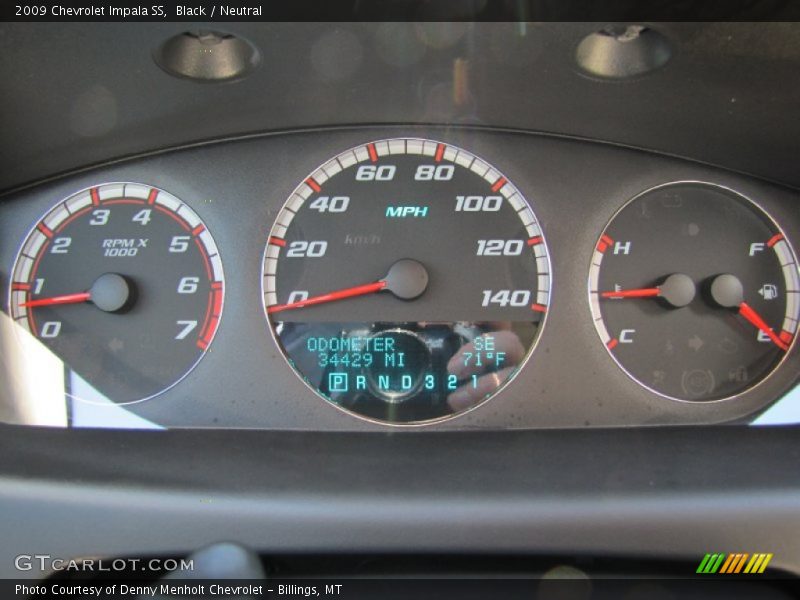 Black / Neutral 2009 Chevrolet Impala SS