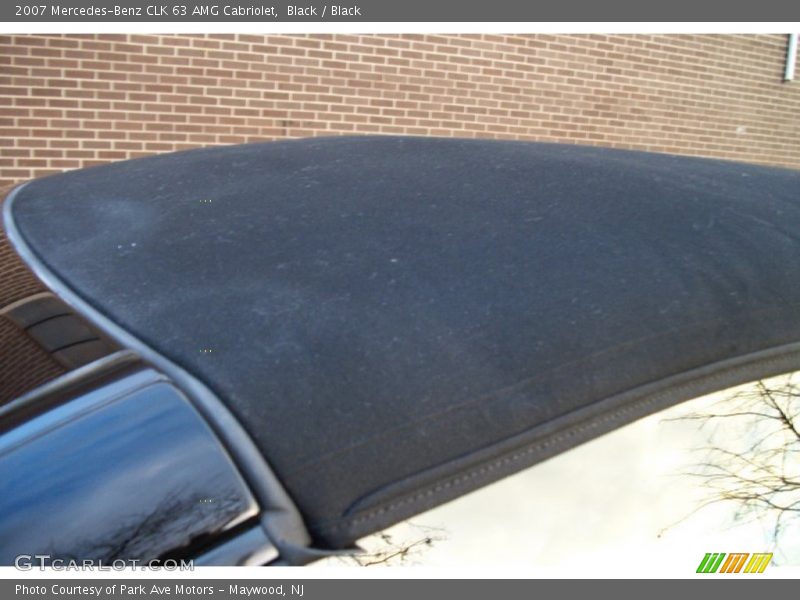 Black / Black 2007 Mercedes-Benz CLK 63 AMG Cabriolet