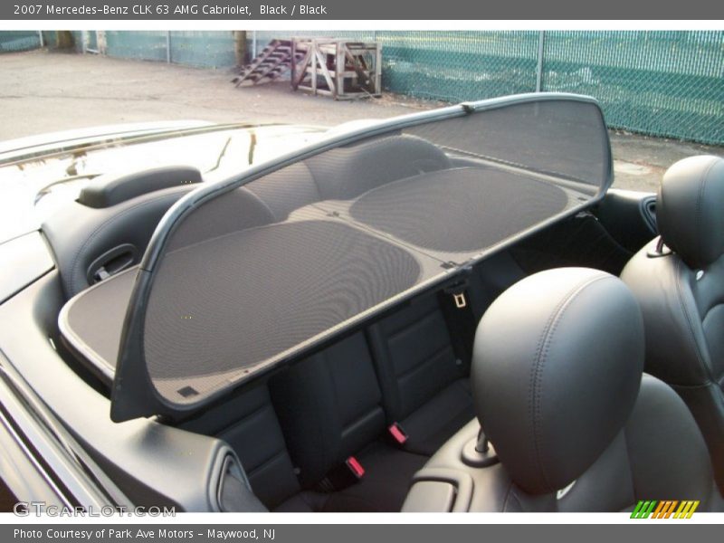 Black / Black 2007 Mercedes-Benz CLK 63 AMG Cabriolet