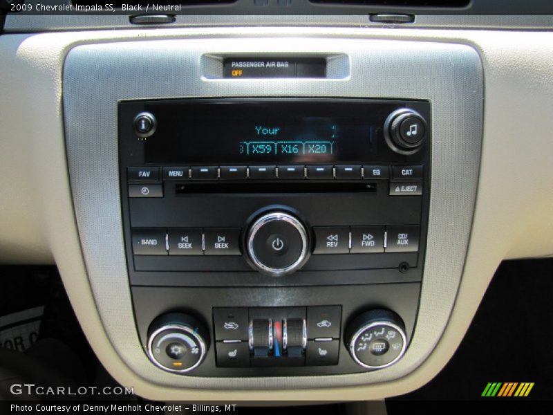 Black / Neutral 2009 Chevrolet Impala SS
