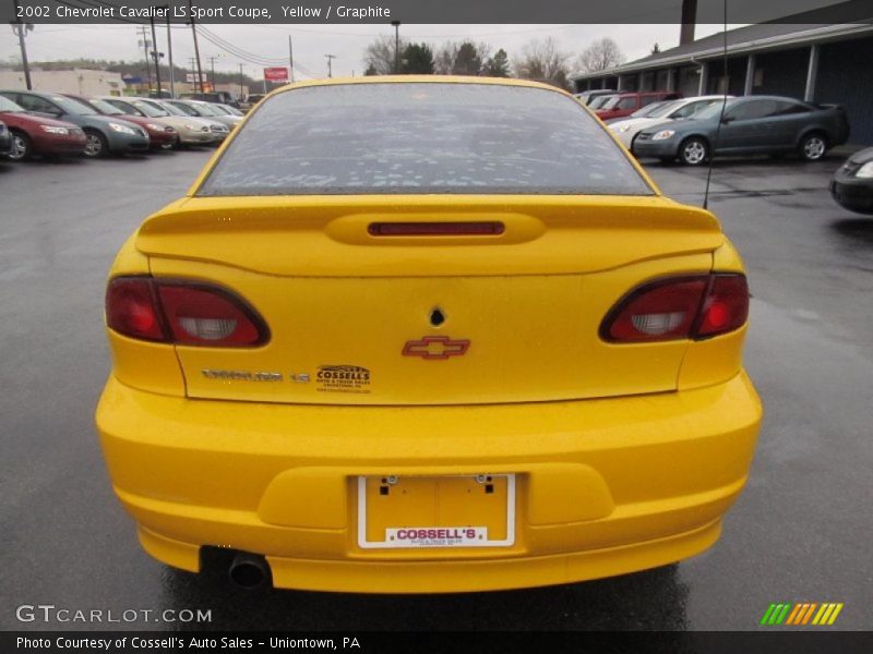 Yellow / Graphite 2002 Chevrolet Cavalier LS Sport Coupe