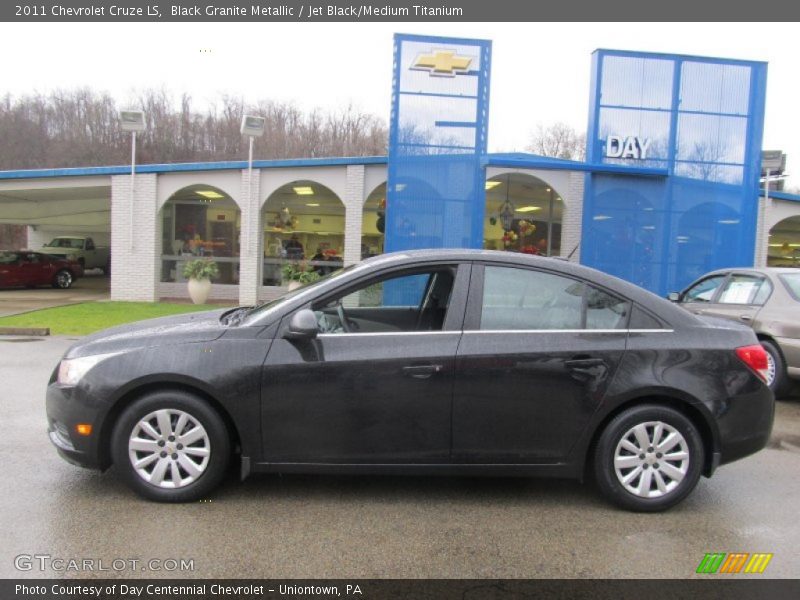 Black Granite Metallic / Jet Black/Medium Titanium 2011 Chevrolet Cruze LS