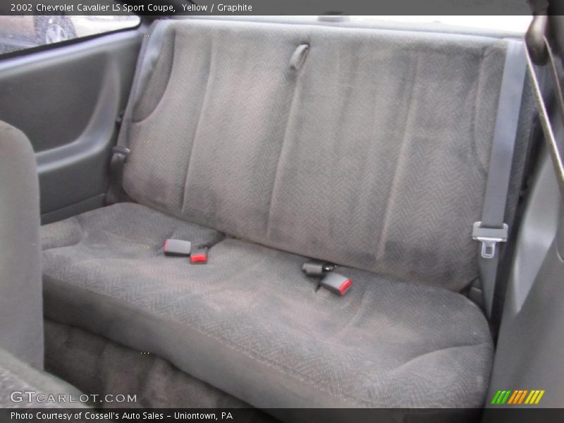 Rear Seat of 2002 Cavalier LS Sport Coupe