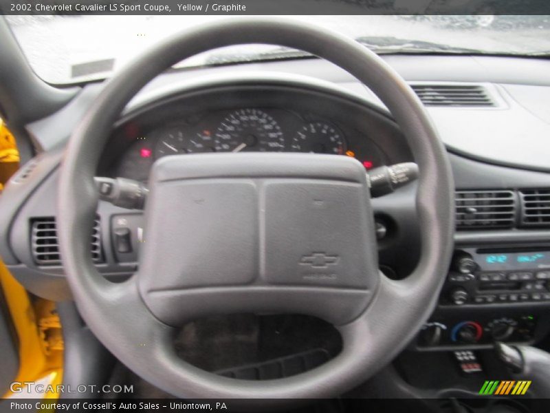 Yellow / Graphite 2002 Chevrolet Cavalier LS Sport Coupe