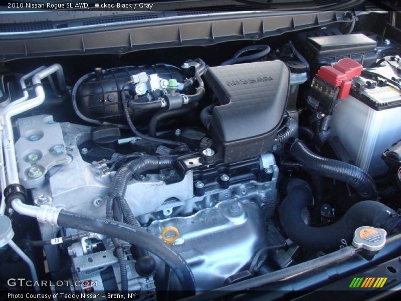 Wicked Black / Gray 2010 Nissan Rogue SL AWD