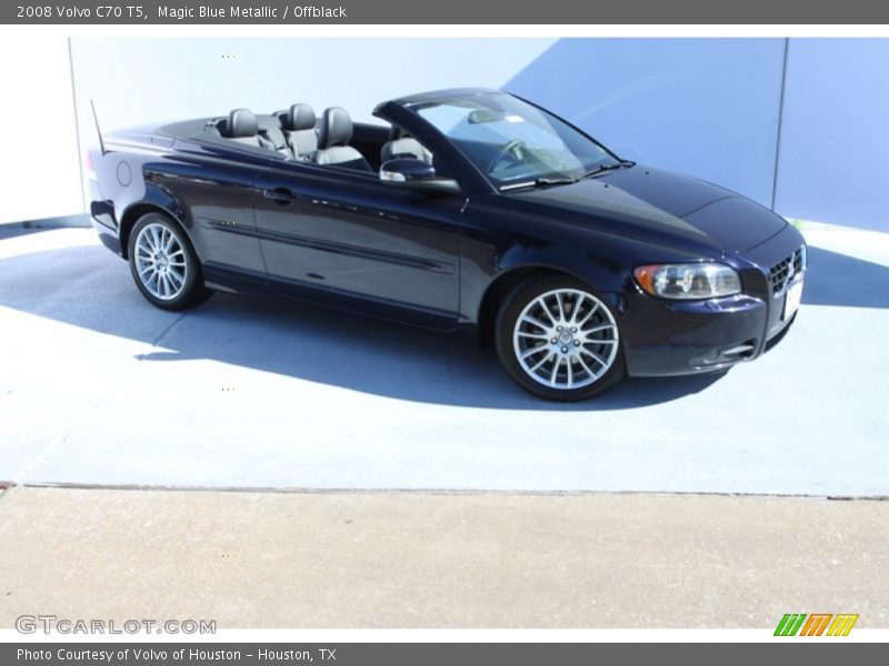 Magic Blue Metallic / Offblack 2008 Volvo C70 T5