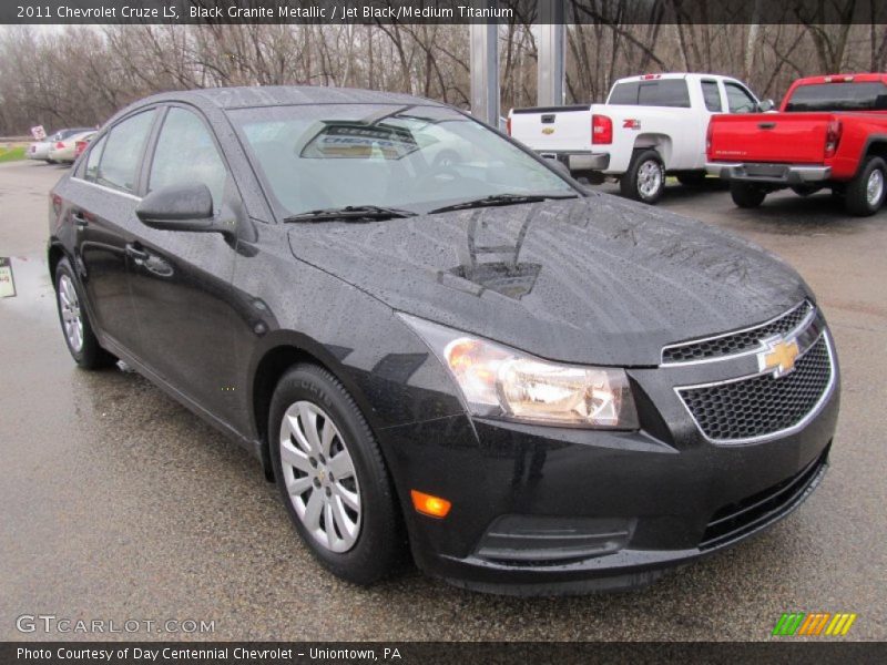 Black Granite Metallic / Jet Black/Medium Titanium 2011 Chevrolet Cruze LS